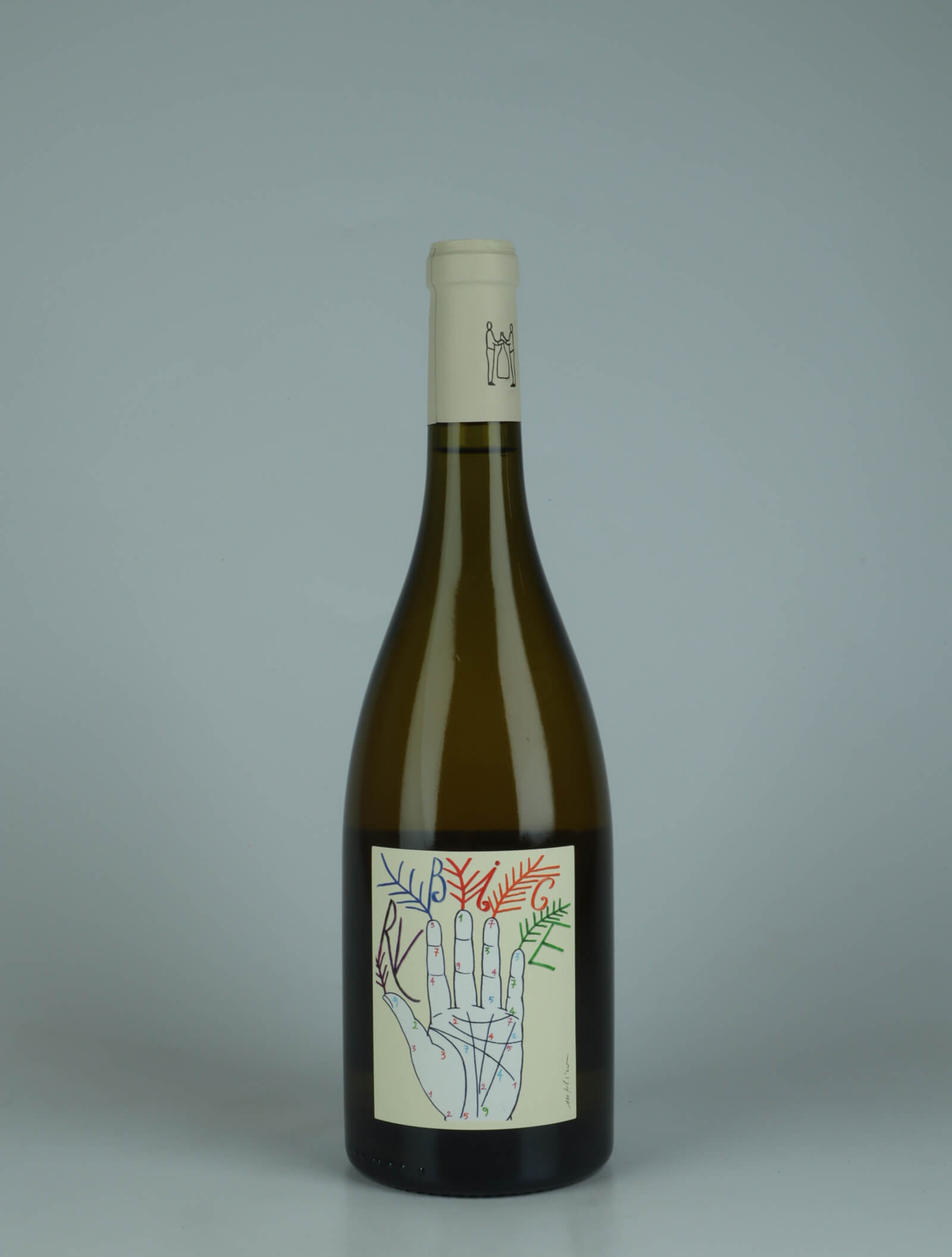 A bottle 2024 Rubice Hvidvin from Marco Tinessa, Campanien in Italien