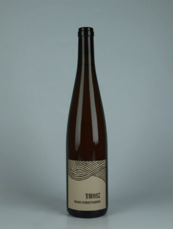 A bottle 2025 Virose Orange wine from Ruhlmann Dirringer, Alsace in France