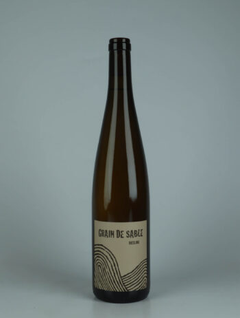 A bottle 2024 Riesling Grain de Sable White wine from Ruhlmann Dirringer, Alsace in France