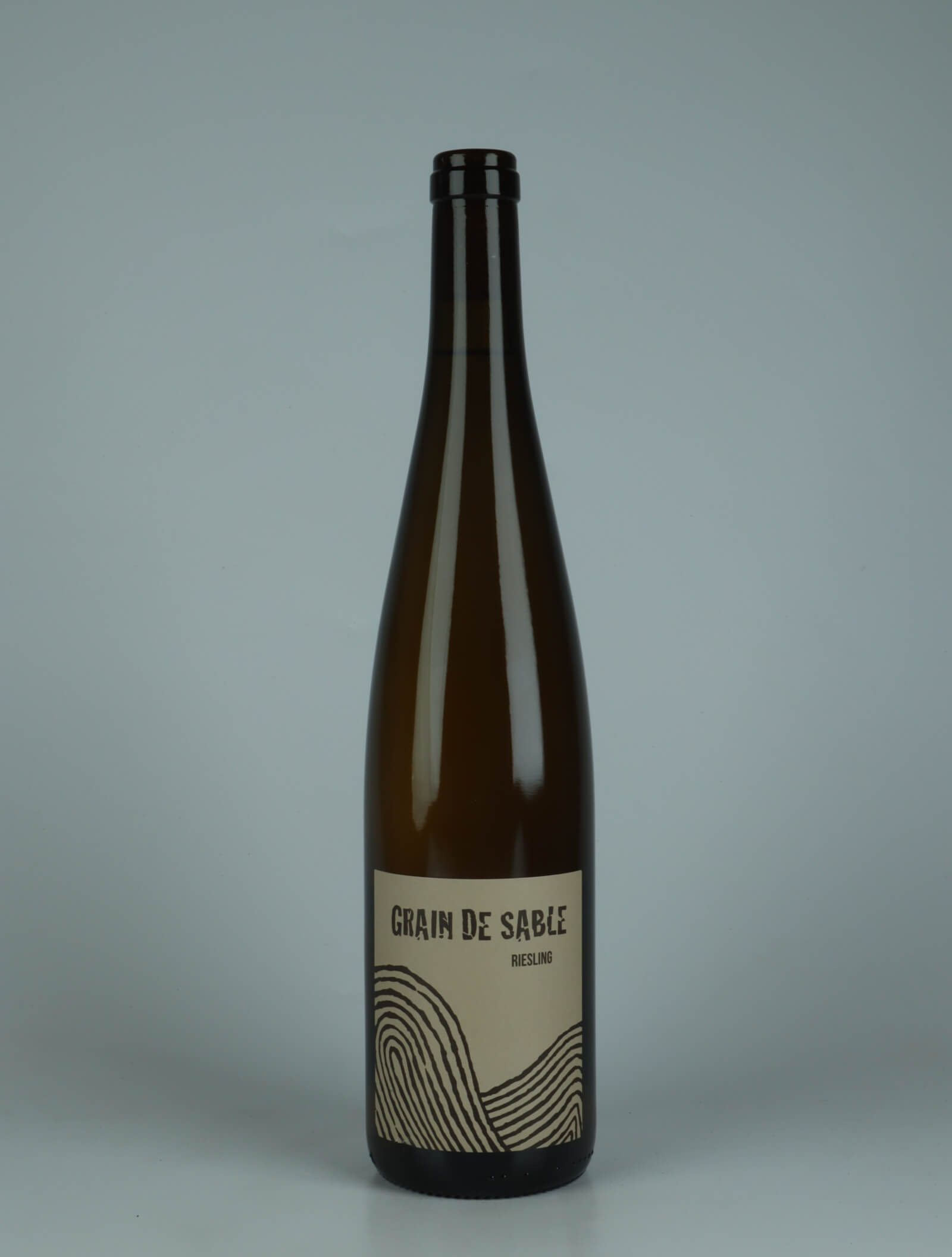 A bottle 2024 Riesling Grain de Sable White wine from Ruhlmann Dirringer, Alsace in France