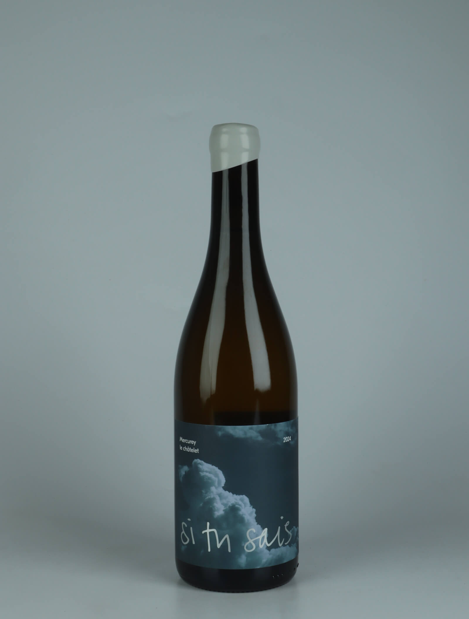 A bottle 2024 Mercurey - Le Châtelet White wine from Si Tu Sais, Burgundy in France