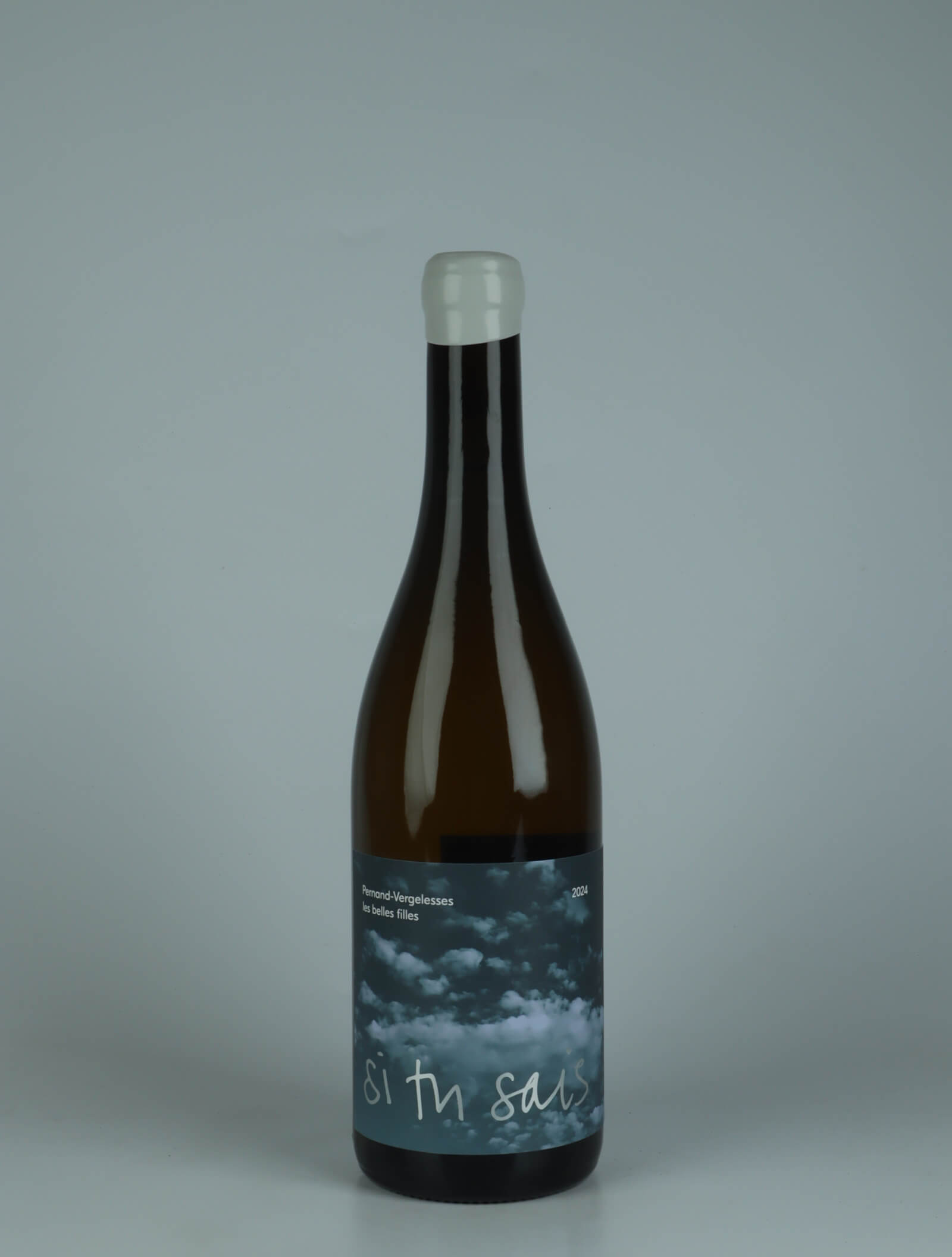 A bottle 2024 Pernand-Vergelesses - Les Belles Filles White wine from Si Tu Sais, Burgundy in France