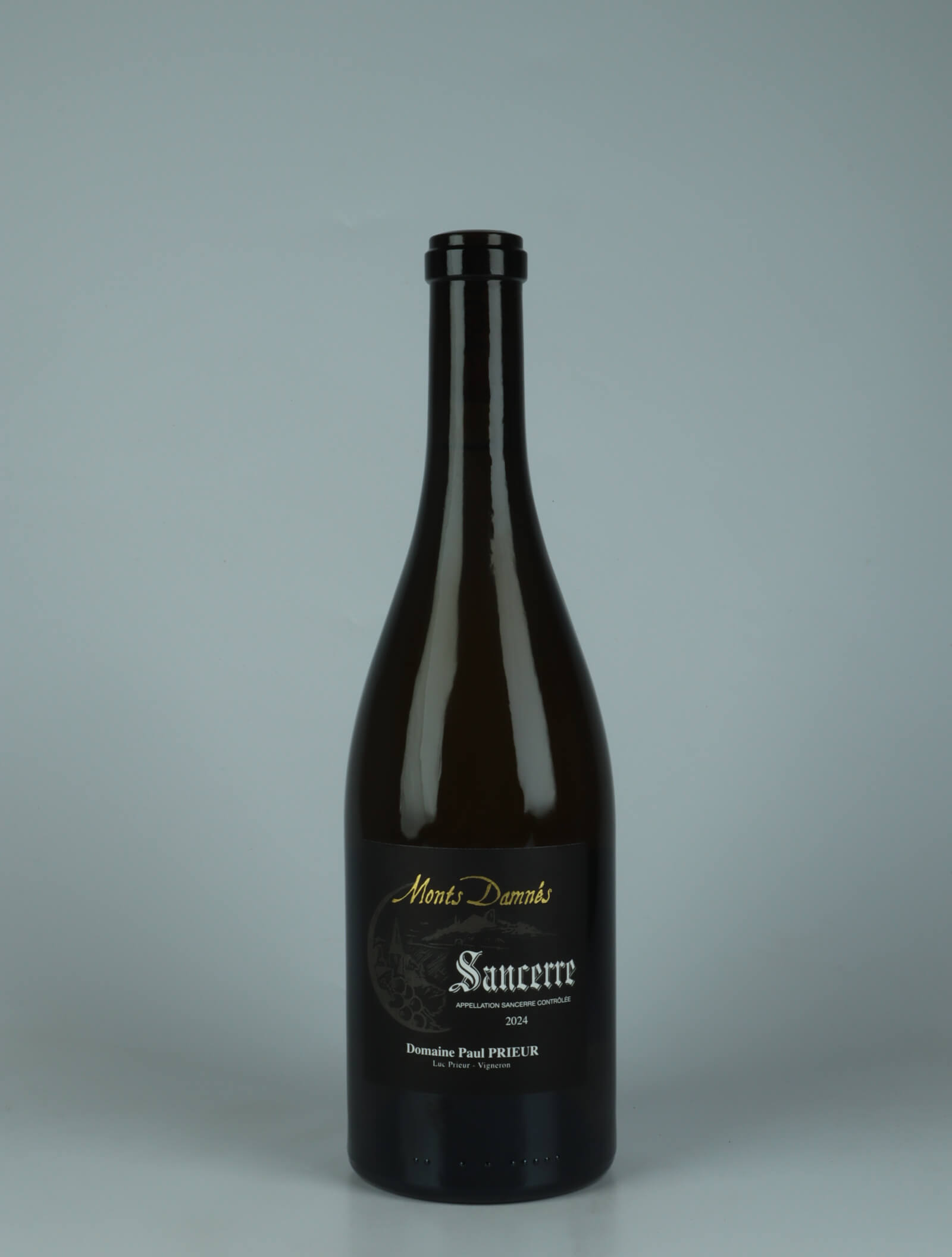 A bottle 2024 Sancerre - Les Monts Damnés White wine from Paul Prieur et Fils, Loire in France