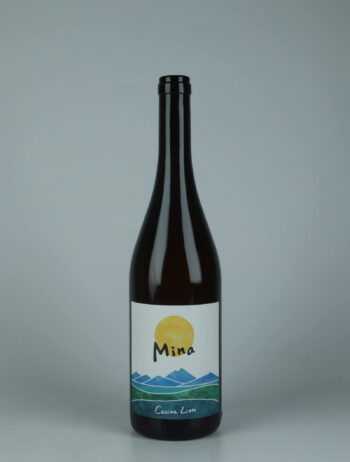 A bottle 2024 Bianco Mina Orange wine from Cascina Lieto, Piedmont in Italy