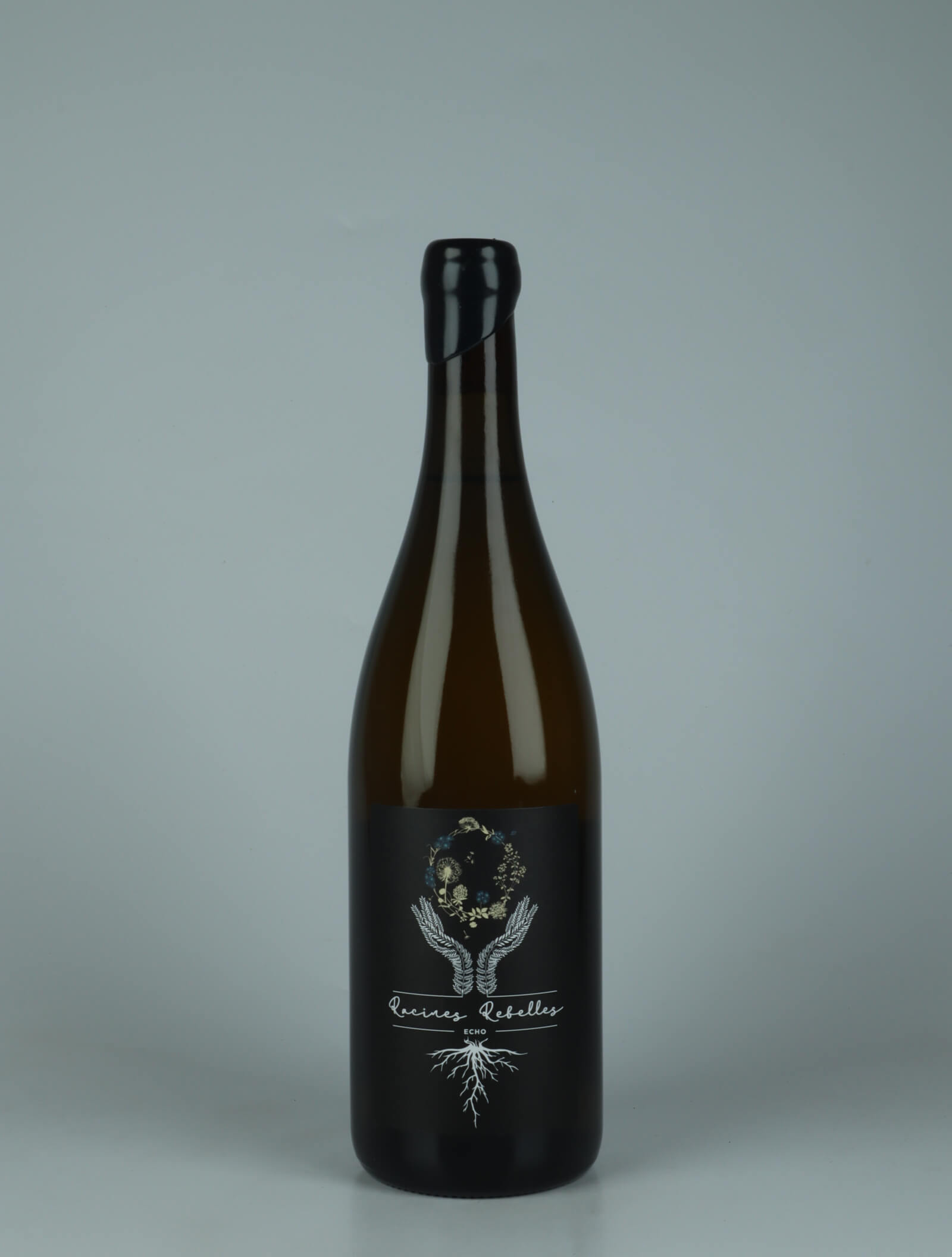 A bottle 2024 Echo White wine from Racines Rebelles, Moselle in Luxemburg