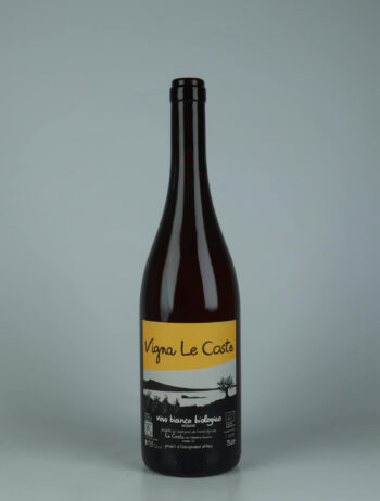 A bottle 2020 Vigna Le Coste Bianco Orange wine from Le Coste, Lazio in Italy