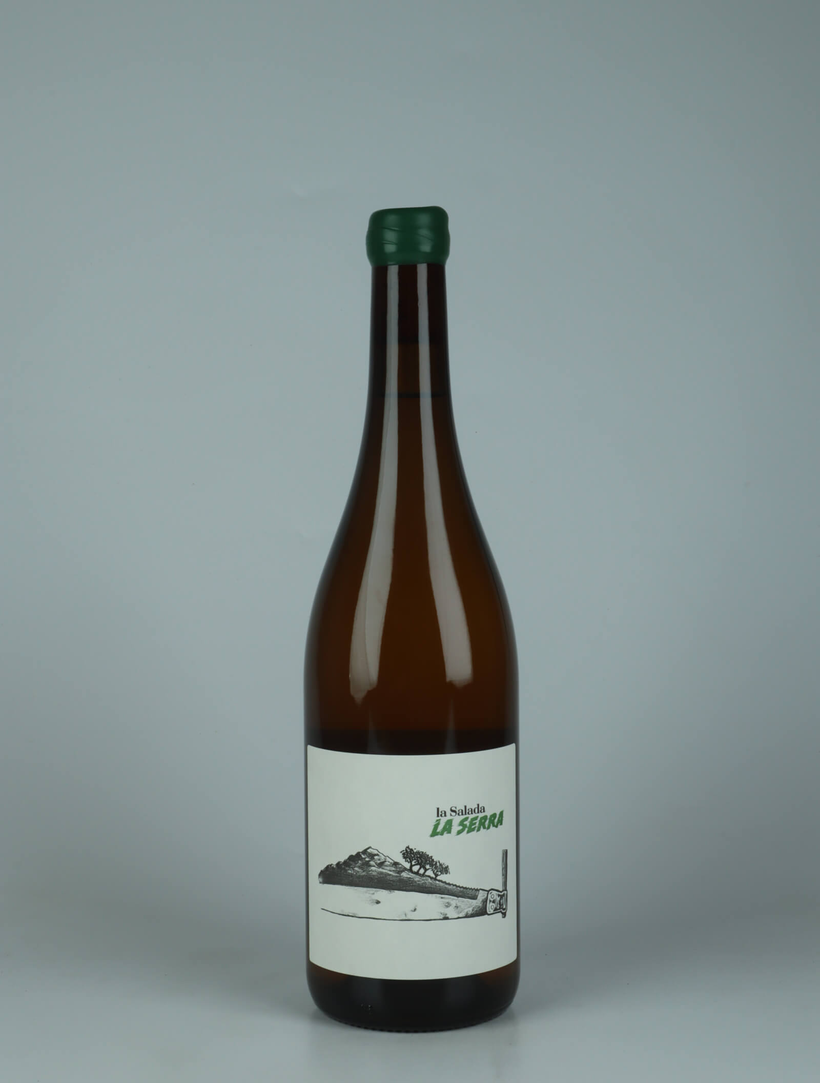 A bottle 2025 La Serra Orange wine from Celler la Salada, Penedès in Spain
