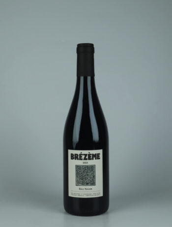 A bottle 2023 Brézème Red wine from Eric Texier, Rhône in France