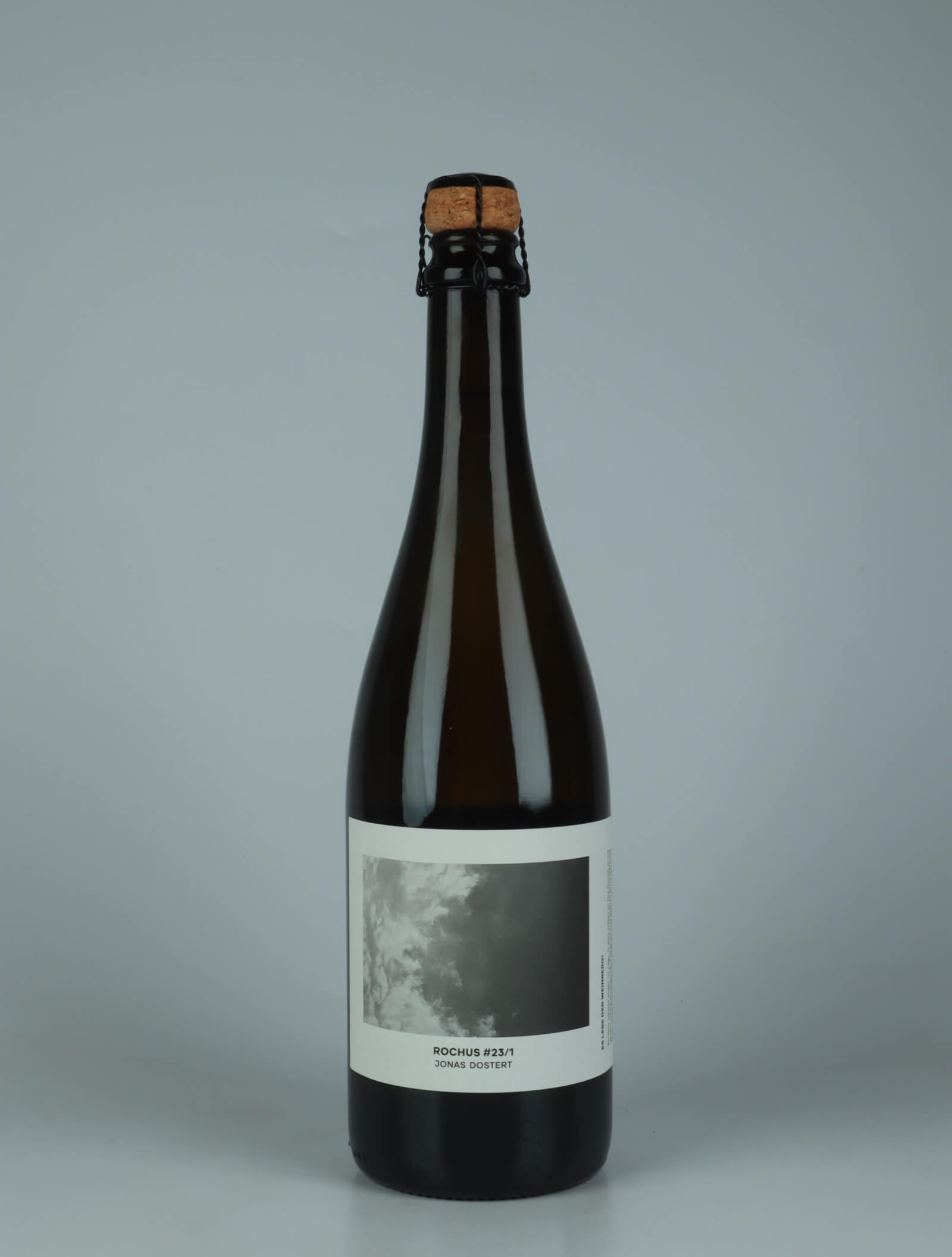A bottle 2023 Rochus #23 - Sekt Brut Nature Sparkling from Jonas Dostert, Mosel in Germany