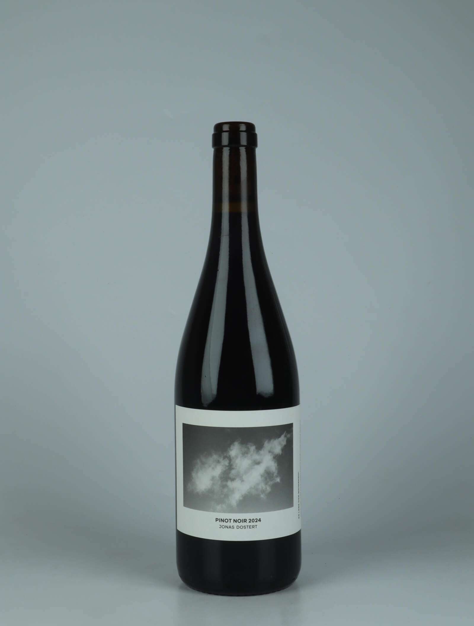 A bottle 2024 Pinot Noir Red wine from Jonas Dostert, Mosel in Germany
