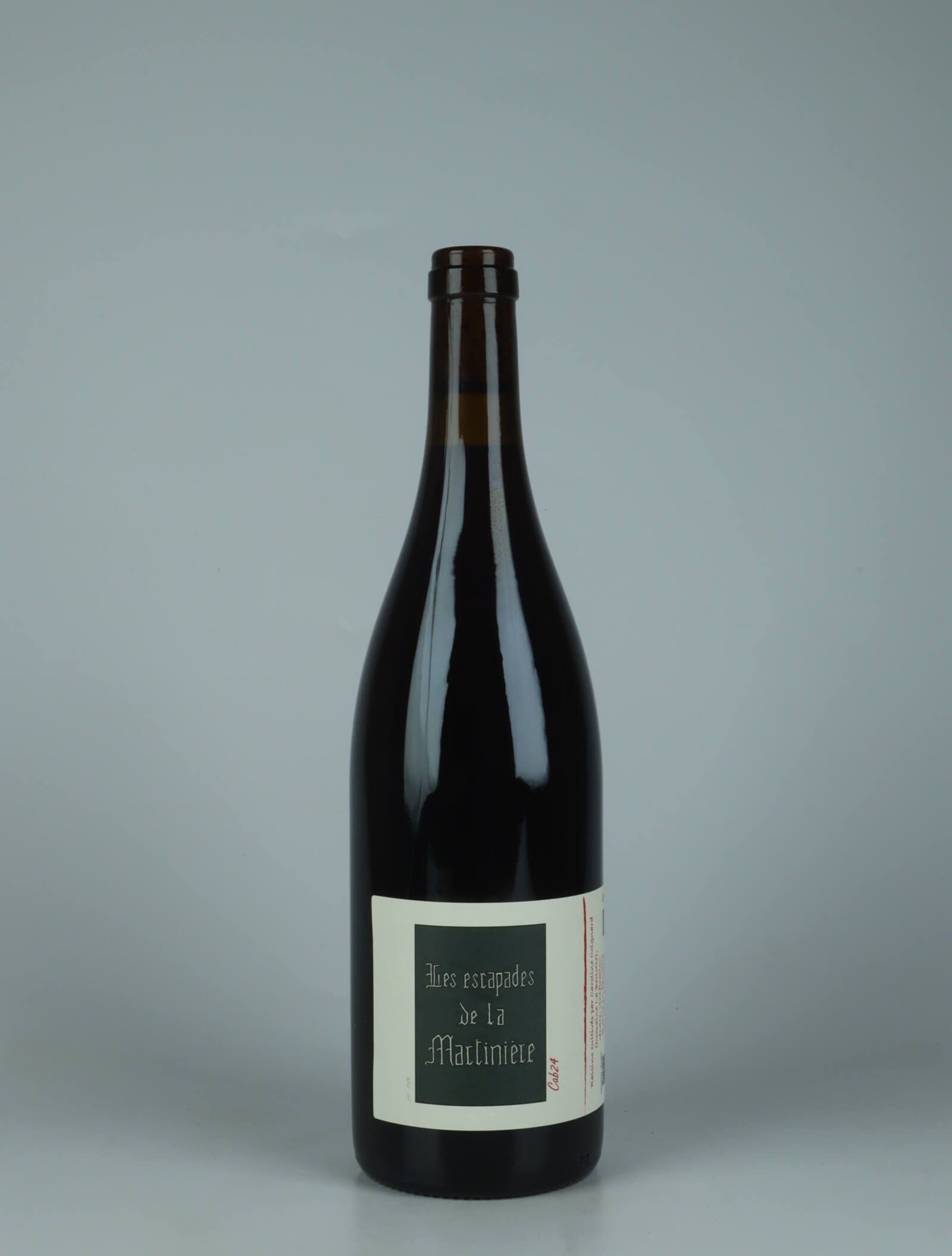 A bottle 2024 CAB24 Red wine from Les Escapades de la Martinière, Loire in France