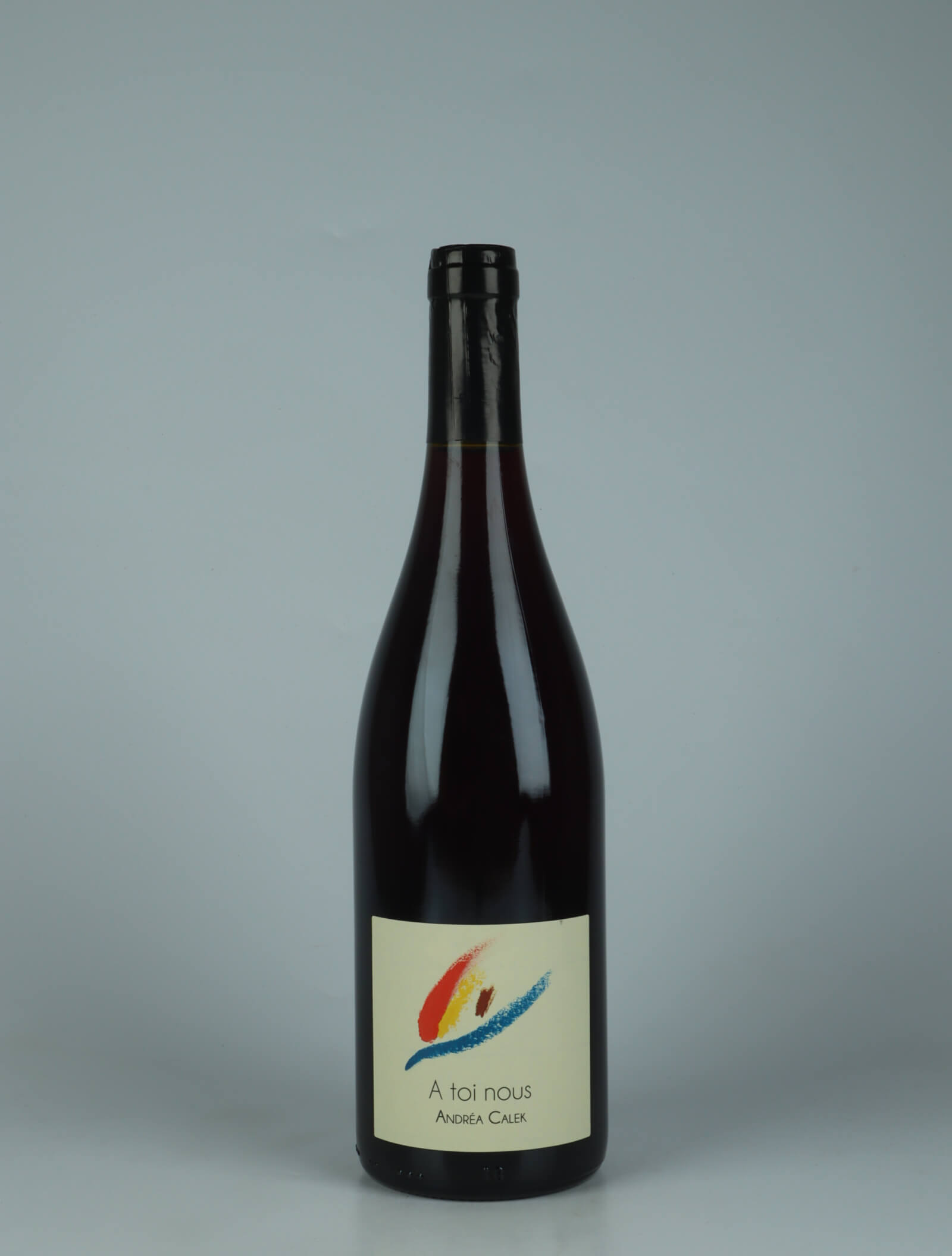 A bottle 2025 A Toi Nous Red wine from Andrea Calek, Ardèche in France