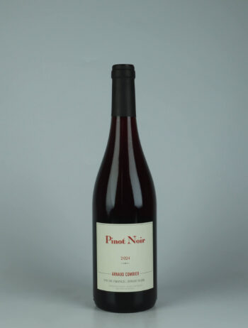 A bottle 2024 Pinot Noir Red wine from Arnaud Combier, Languedoc in France