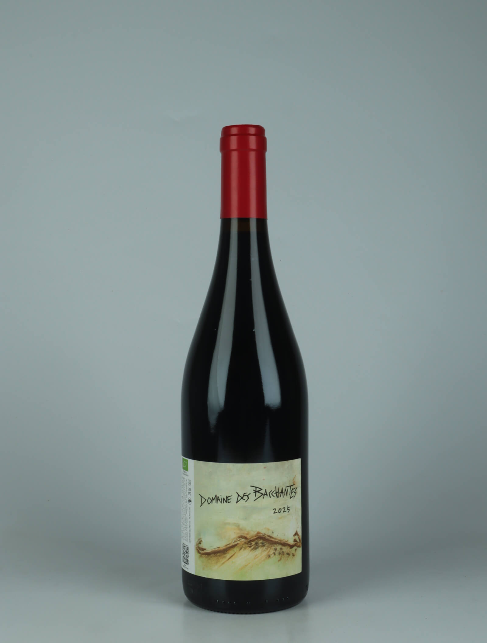 A bottle 2025 Côtes du Rhône - Domaine des Bacchantes Red wine from Les Vignerons d’Estézargues, Rhône in France