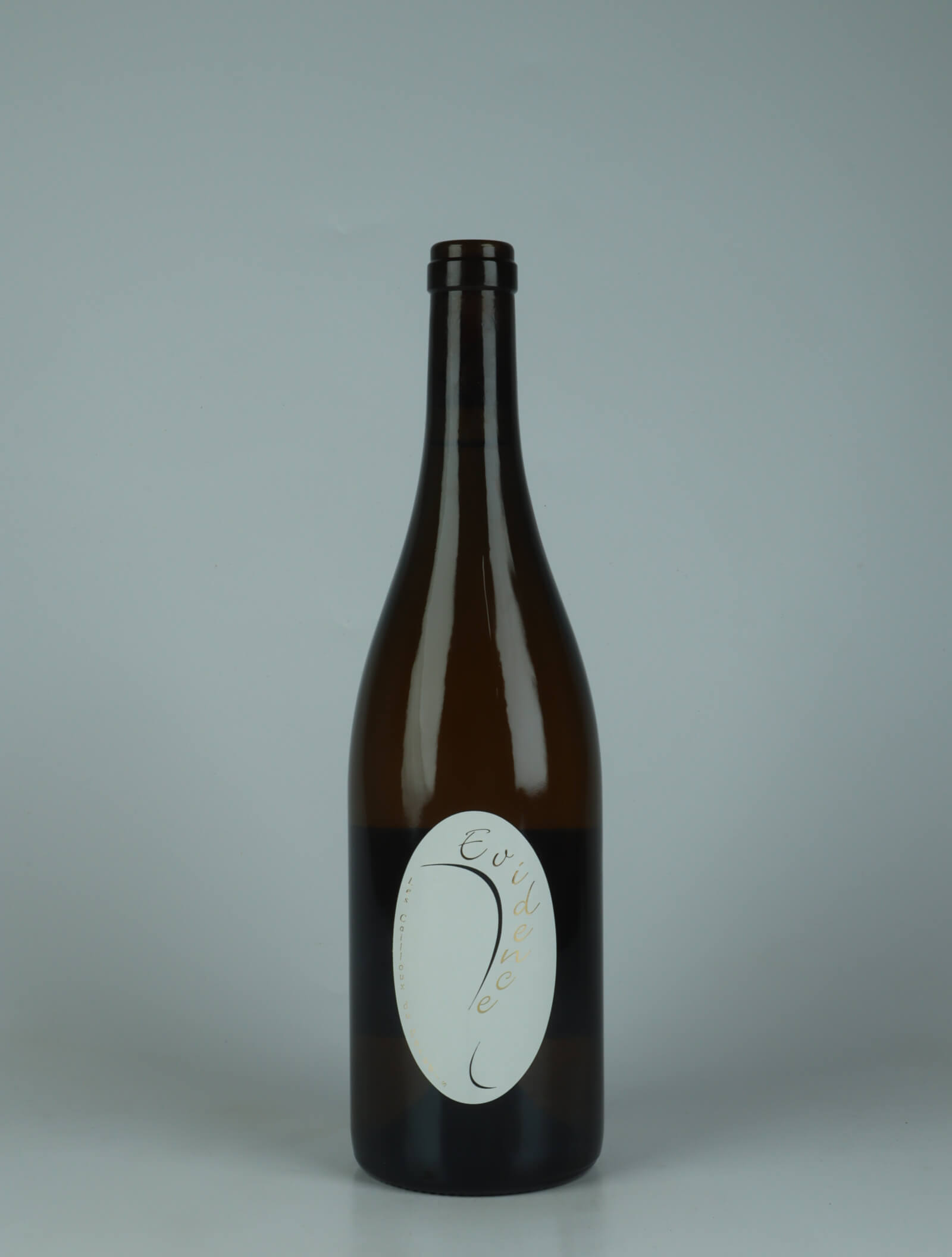 A bottle 2014 Evidence White wine from Etienne Courtois, Loire in France