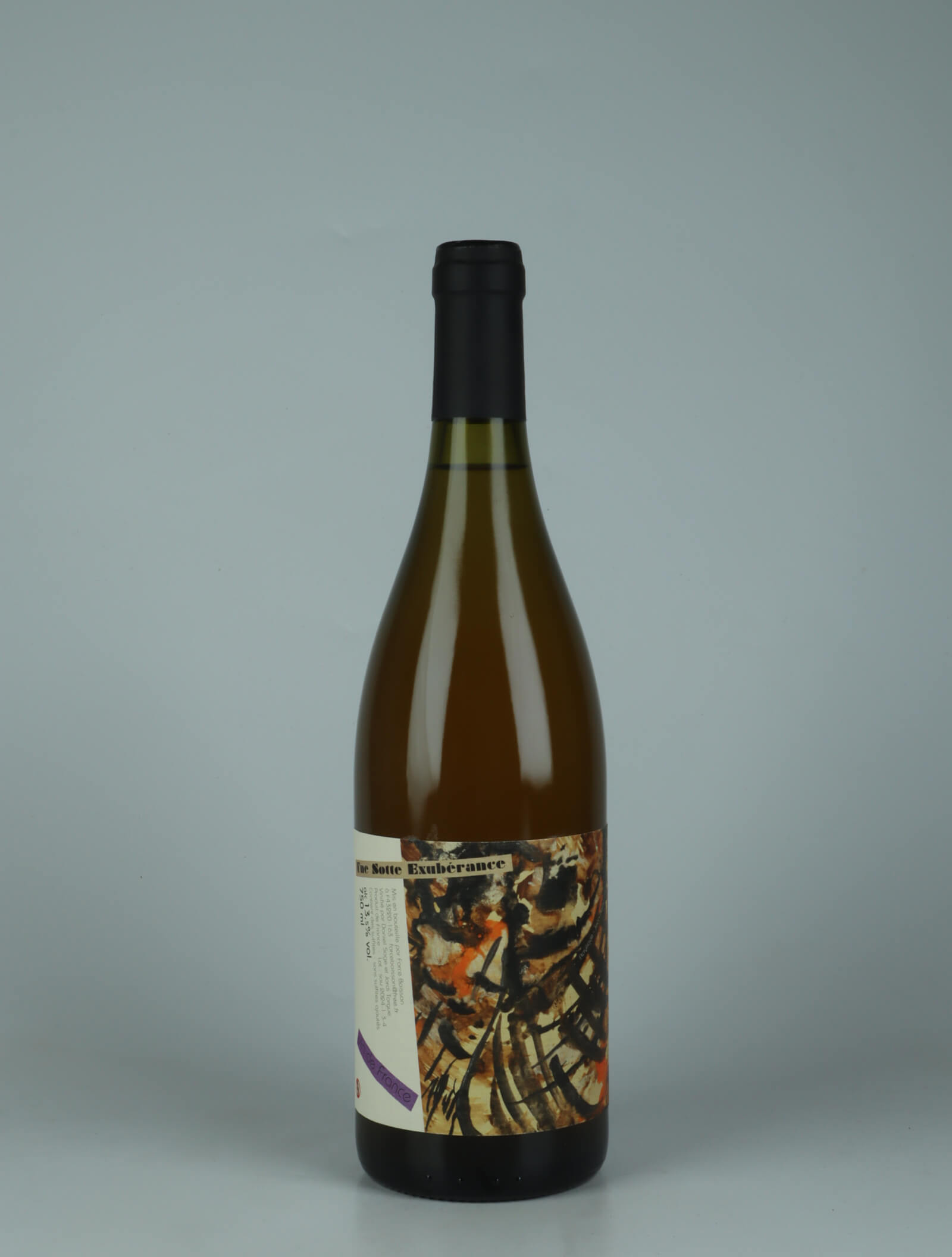 A bottle 2023 Une Sotte Exubérance White wine from Daniel Sage, Haute-Loire in France