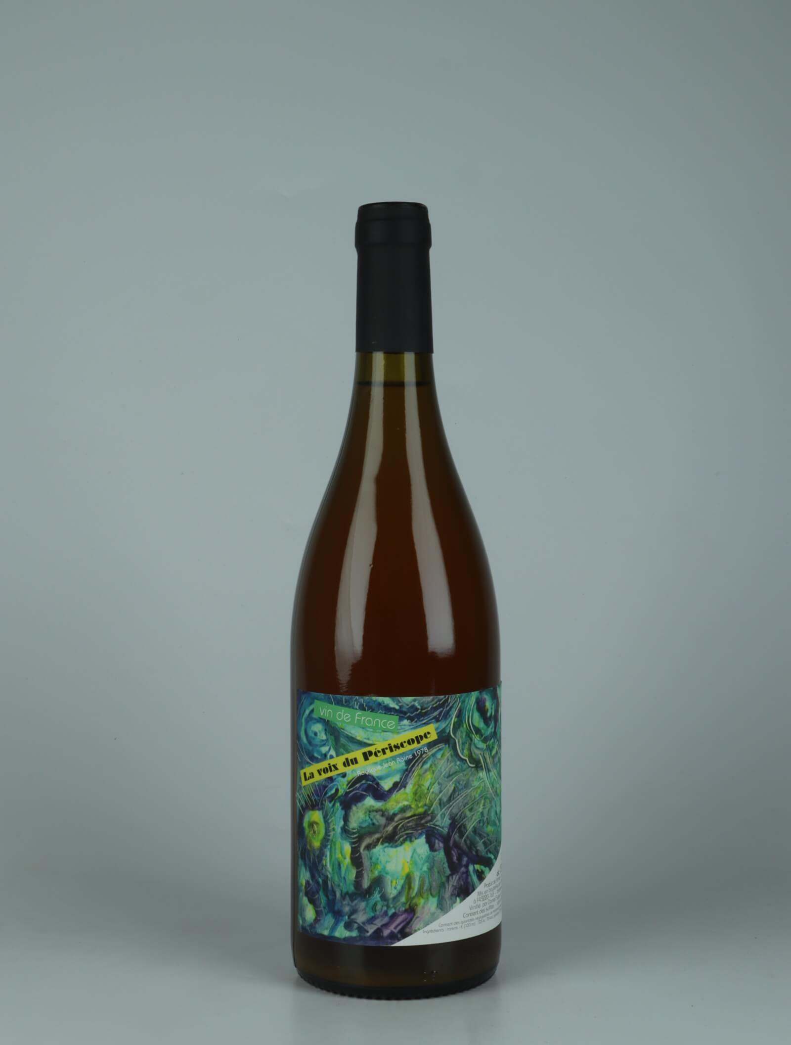 A bottle 2024 La Voix du Périscope White wine from Daniel Sage, Haute-Loire in France