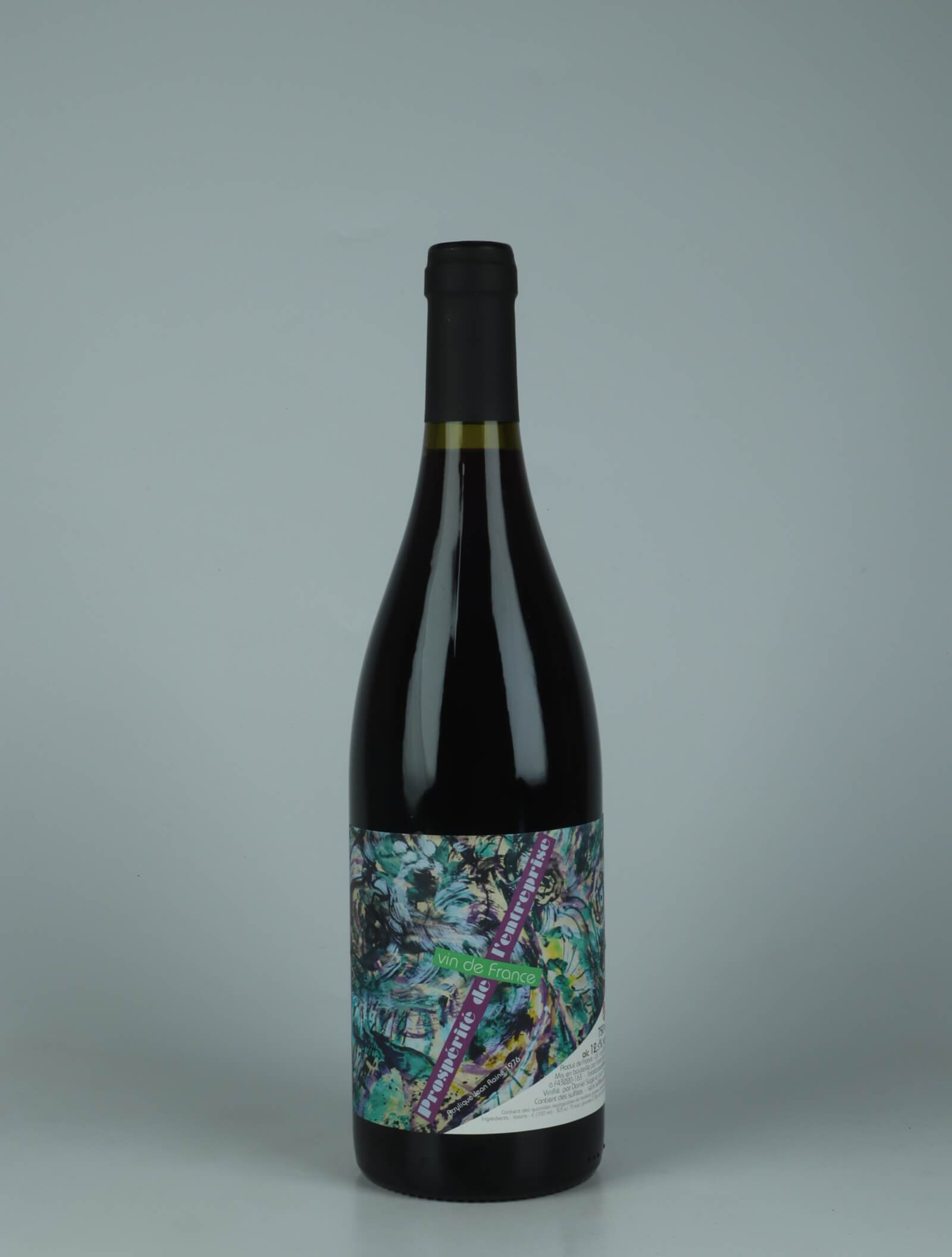 A bottle 2024 Prospérité de l'Entreprise Red wine from Daniel Sage, Haute-Loire in France