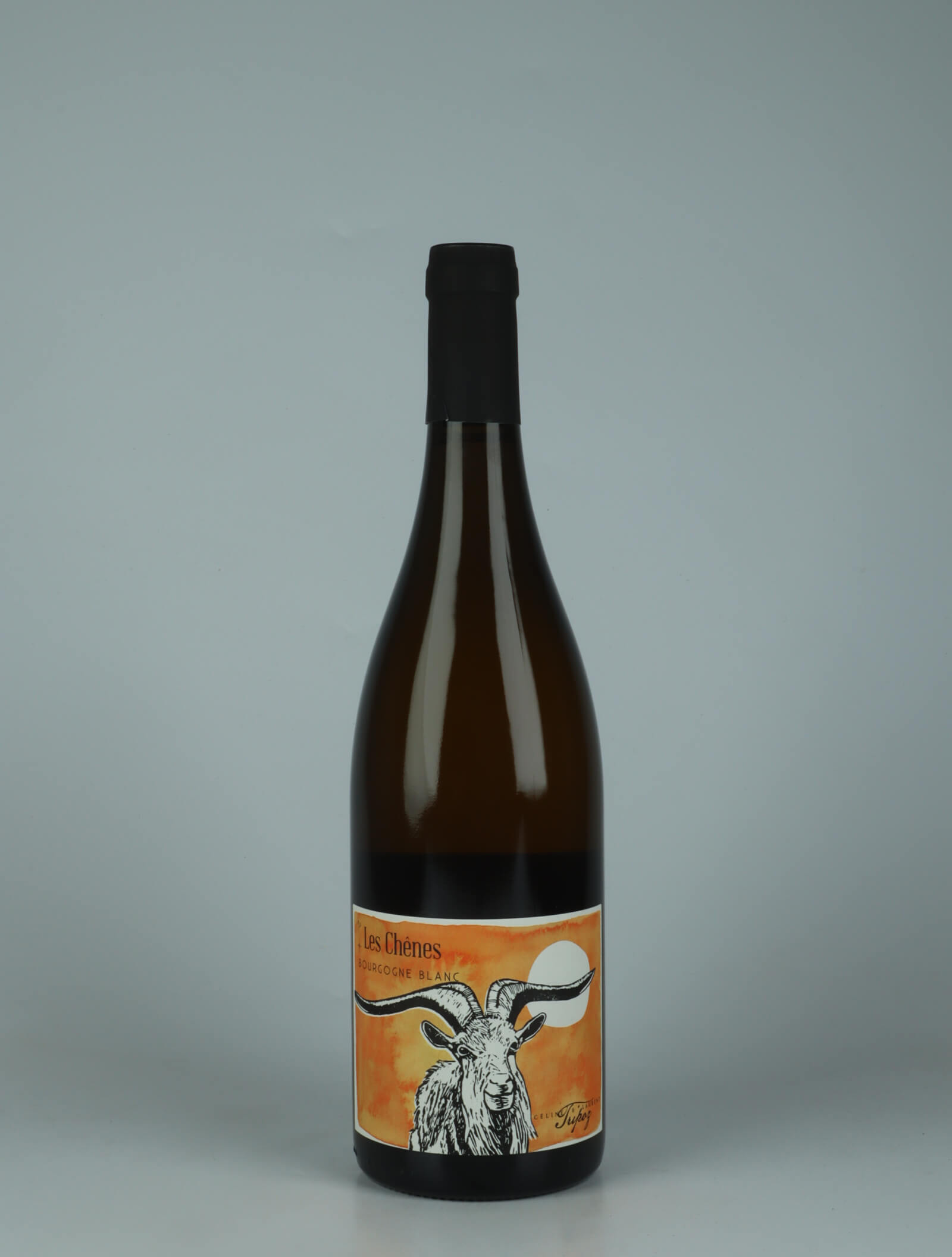 A bottle 2023 Bourgogne Blanc - Les Chênes White wine from Céline & Laurent Tripoz, Burgundy in France