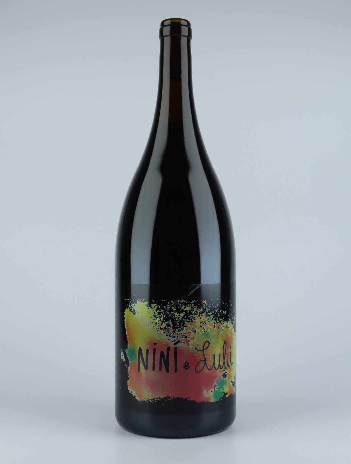 En flaske 2018 Ninì e Lulù Rødvin fra Le Coste, Lazio i Italien