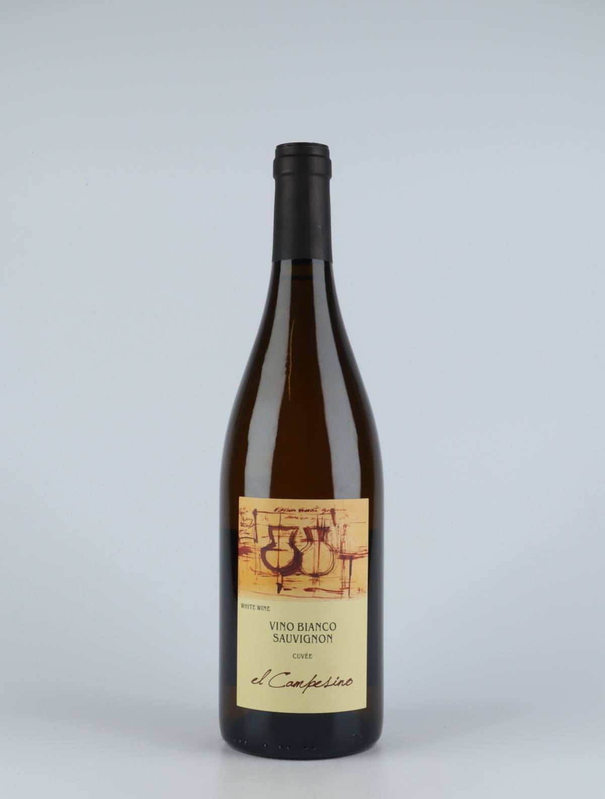 A bottle N.V. El Campesino 17/18 Orange wine from Andrea Scovero, Piedmont in Italy