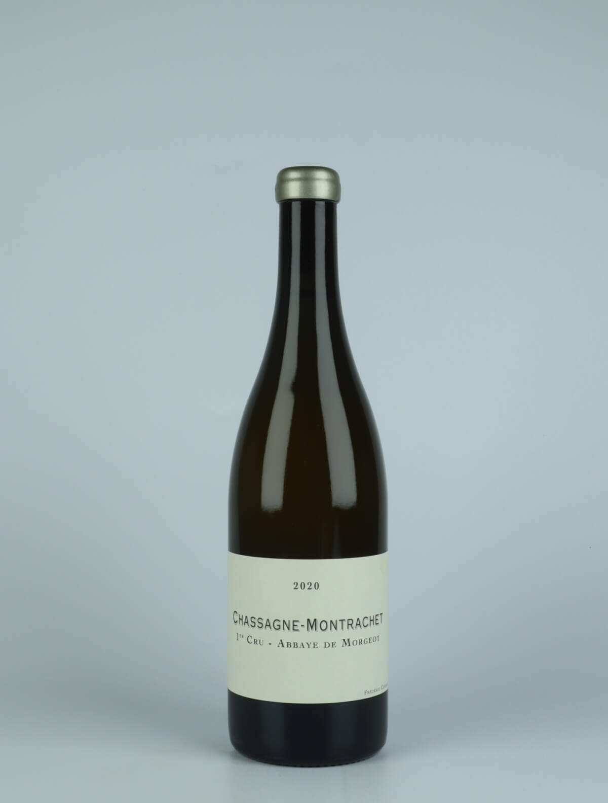 En flaske 2020 Chassagne Montrachet 1. Cru - Abbaye de Morgeot Hvidvin fra Frédéric Cossard, Bourgogne i Frankrig
