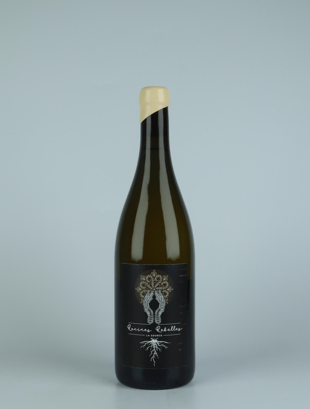A bottle 2020 La Source White wine from Racines Rebelles, Moselle in Luxemburg