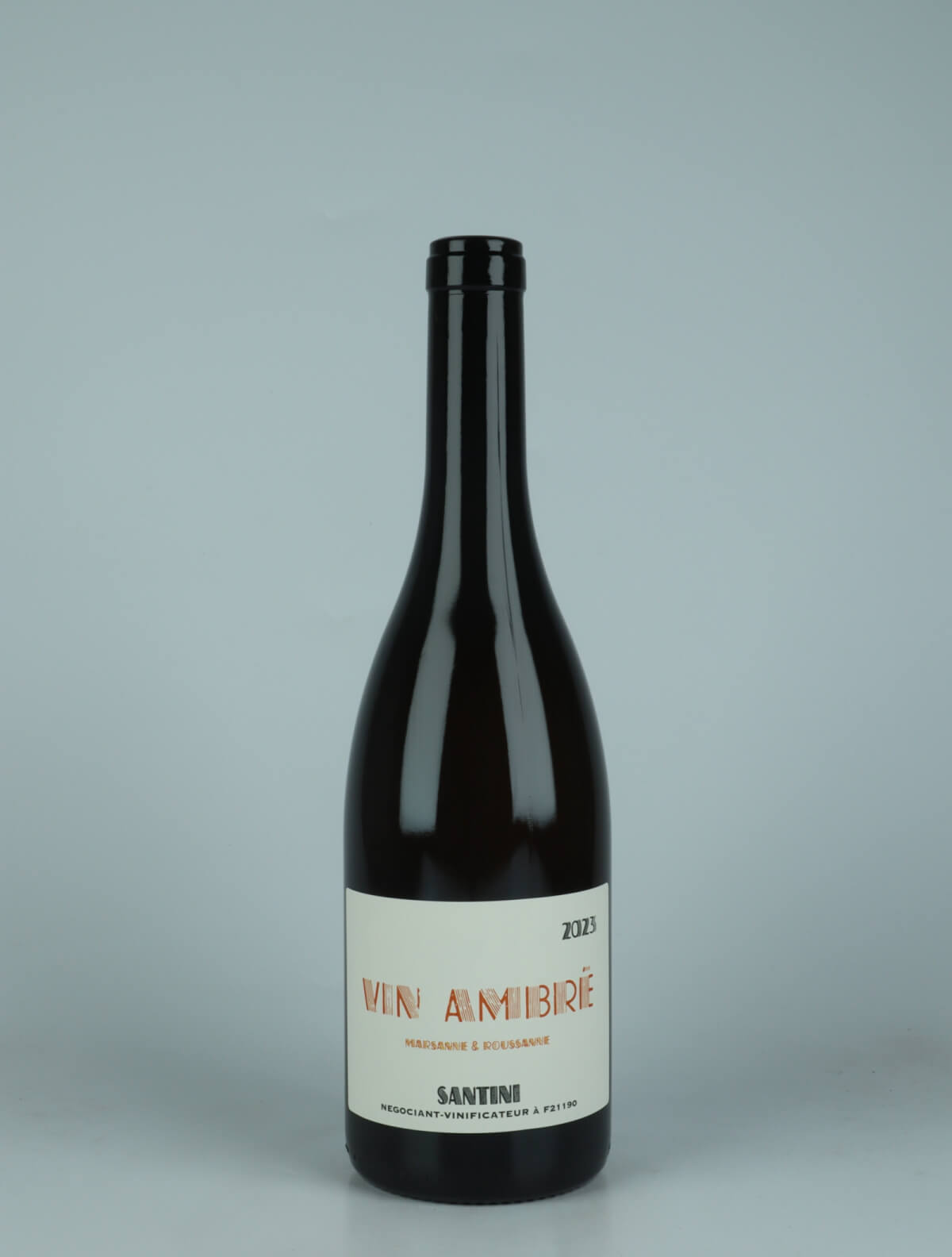 En flaske 2023 Vin Ambré Orange vin fra Santini, Bourgogne i Frankrig
