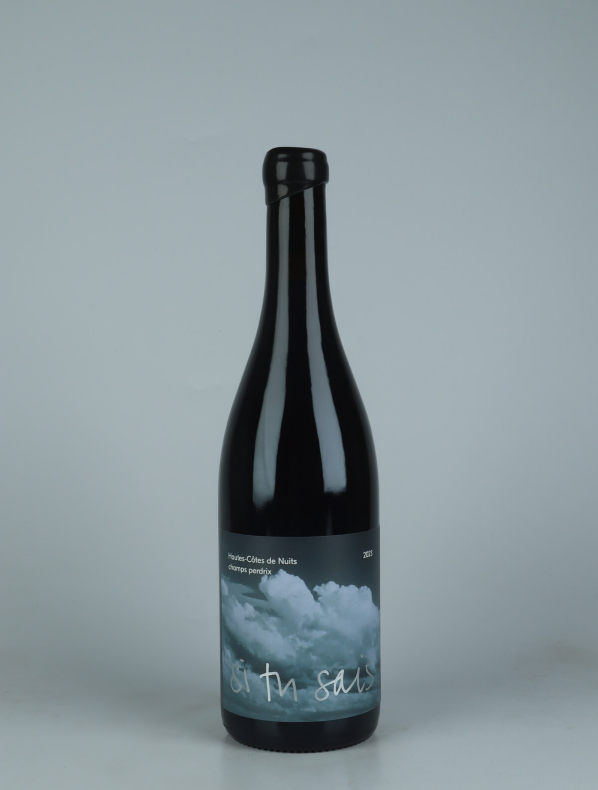 A bottle 2023 Hautes-Côtes de Nuits - Les Champs Perdrix Red wine from Si Tu Sais, Burgundy in France