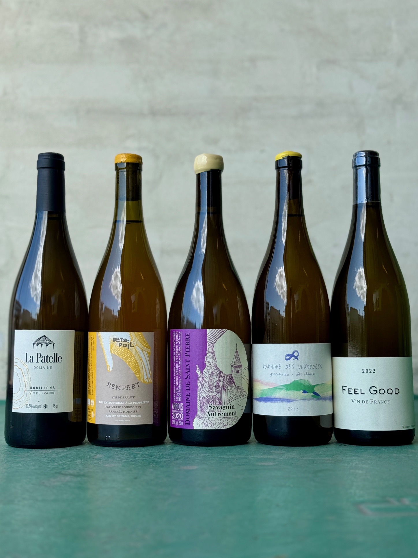 En flaske  Savagnin-smagning 18/8  fra ,  i 